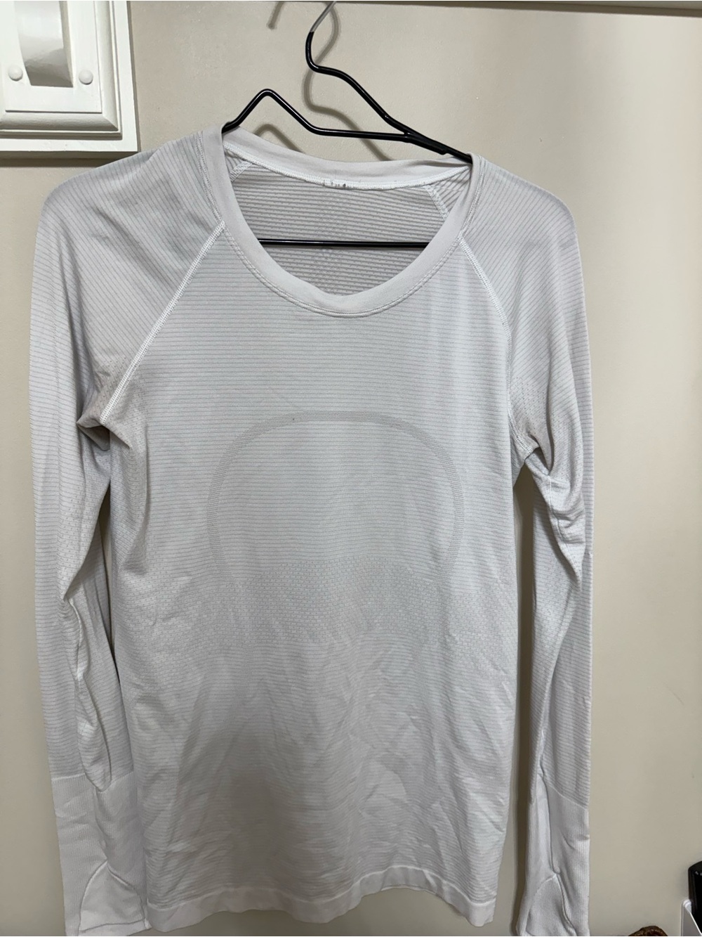 lululemon athletica Long Sleeve White Performance Tee